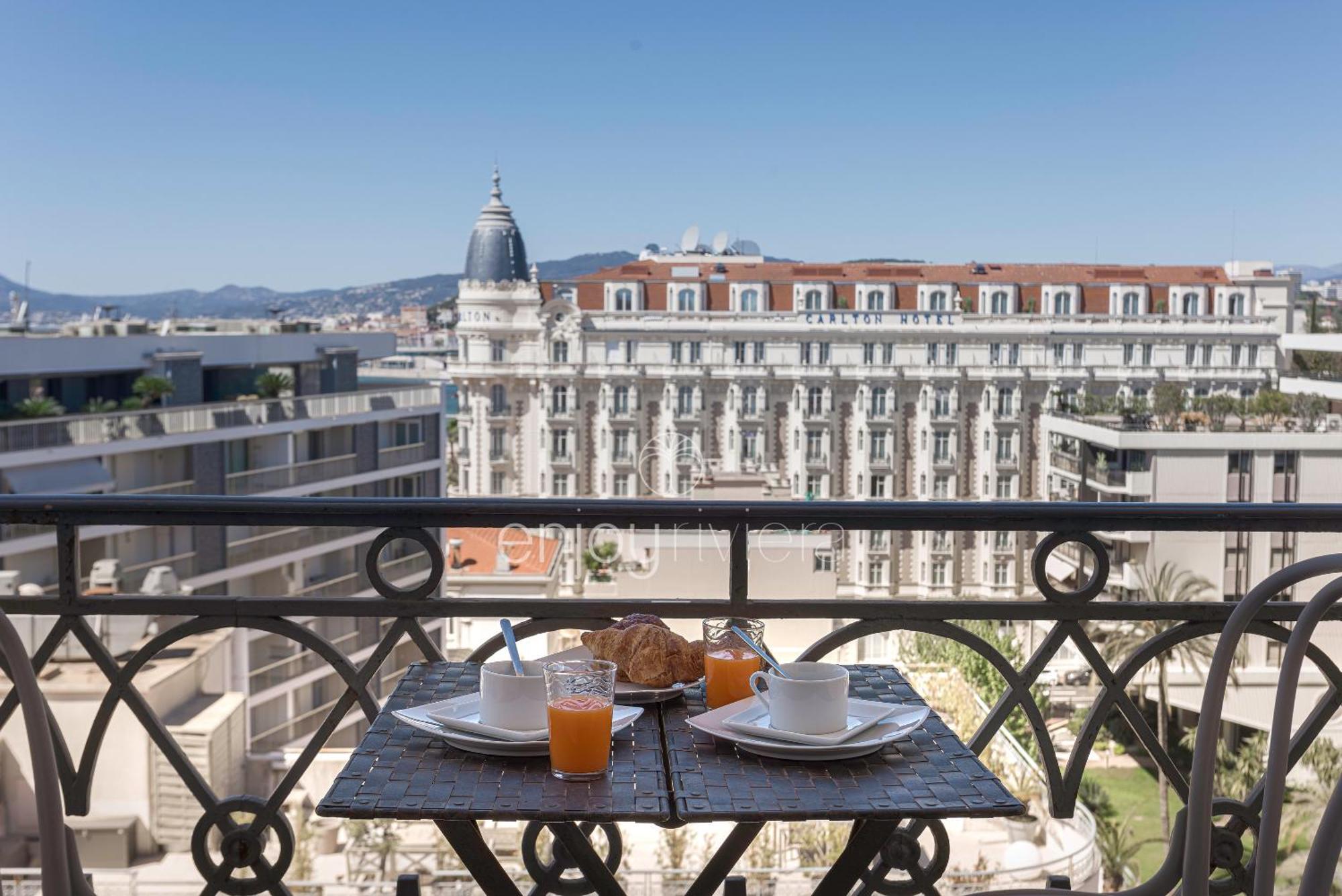 Palais Miramar Suite Art Modern - Derniere Etages Vue Mer - 75M De Confort - En Face Des Plages -Wifi - Clim Cannes Exterior foto