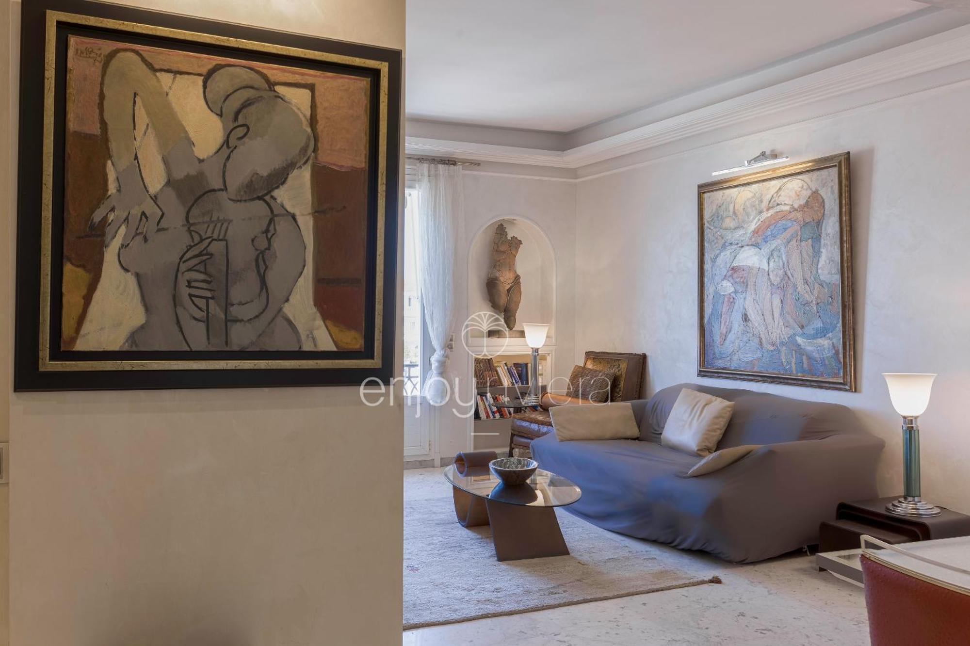 Palais Miramar Suite Art Modern - Derniere Etages Vue Mer - 75M De Confort - En Face Des Plages -Wifi - Clim Cannes Exterior foto