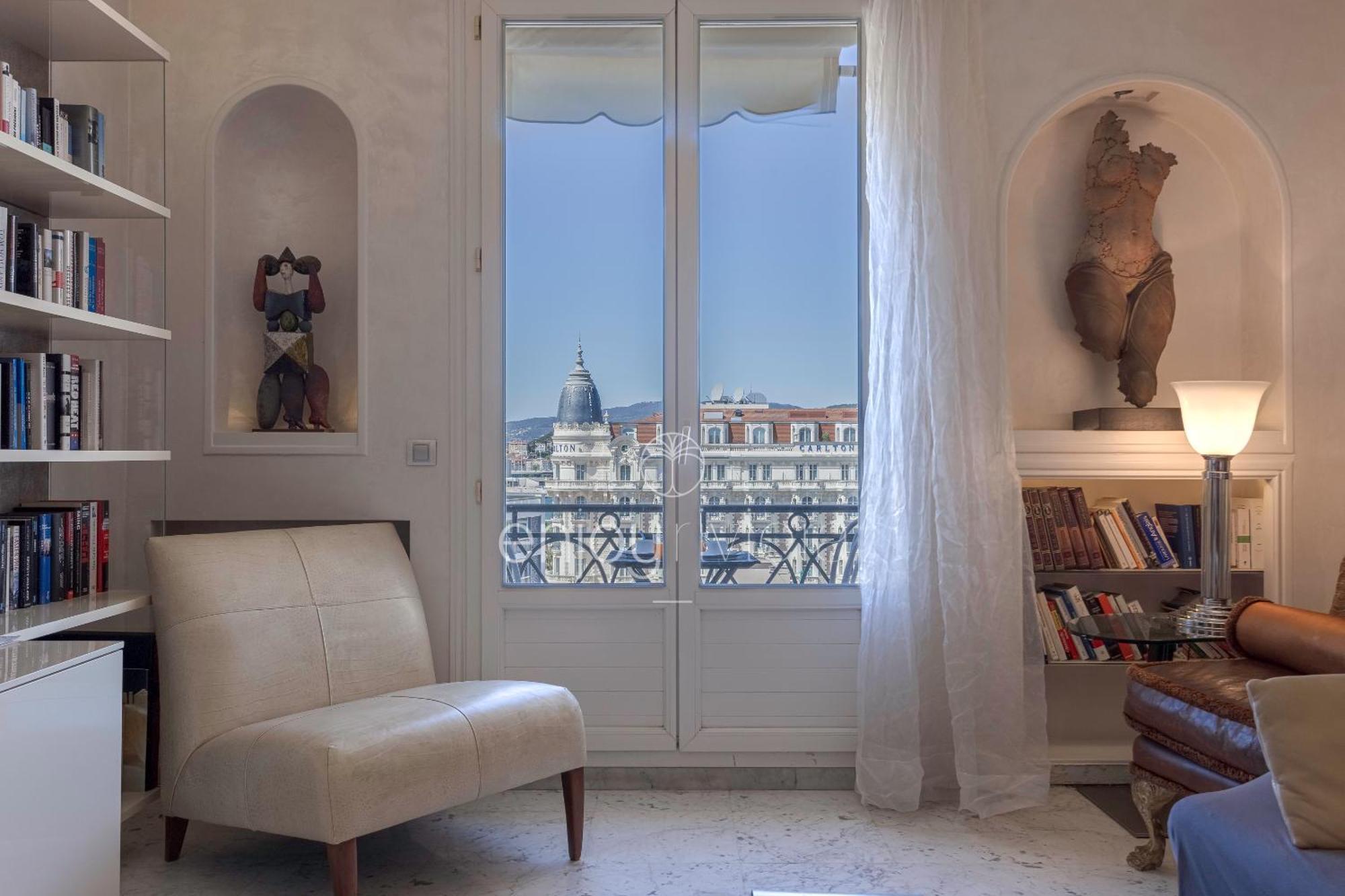 Palais Miramar Suite Art Modern - Derniere Etages Vue Mer - 75M De Confort - En Face Des Plages -Wifi - Clim Cannes Exterior foto